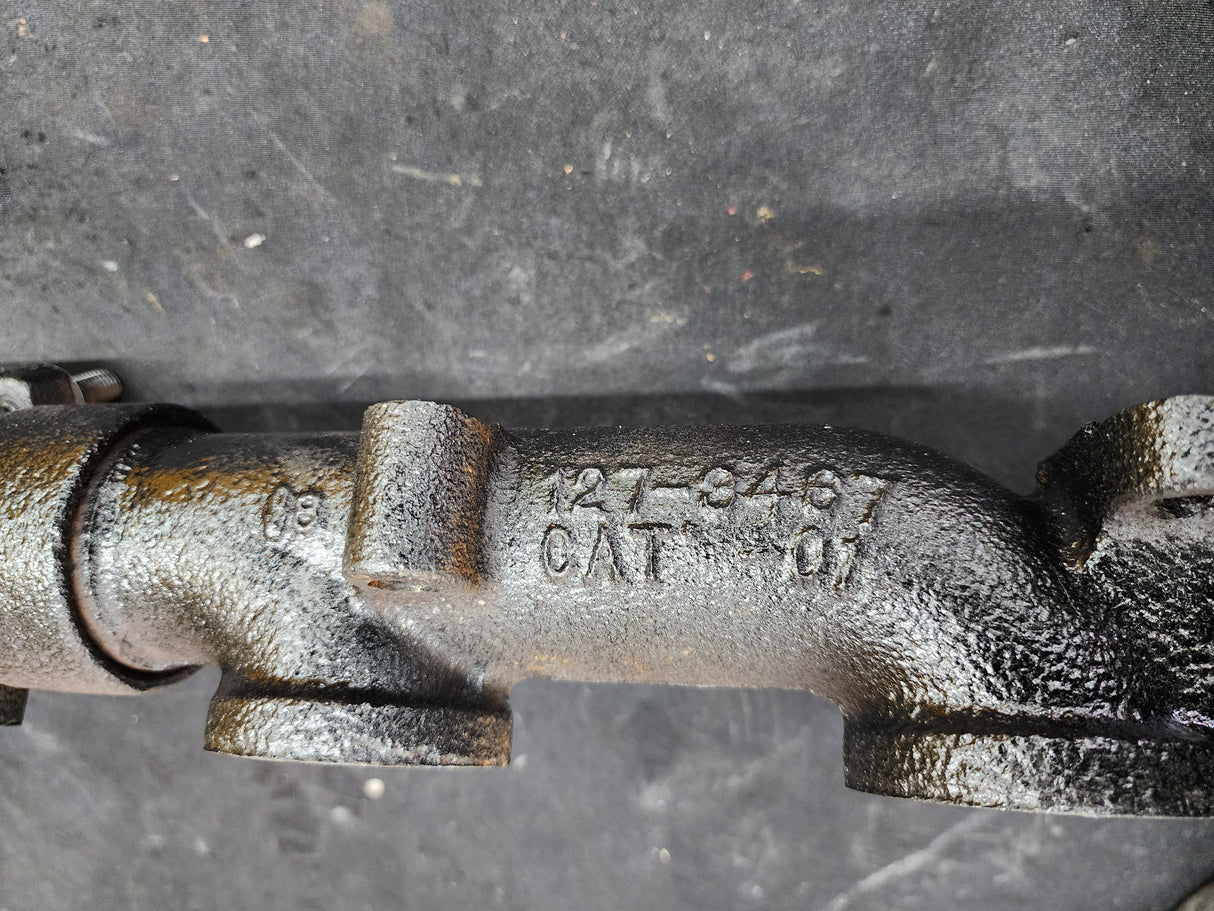 Caterpillar 3126 Engine Exhaust Manifold For Sale, End Exhaust Manifold Part # 127-3467 CAT -01-