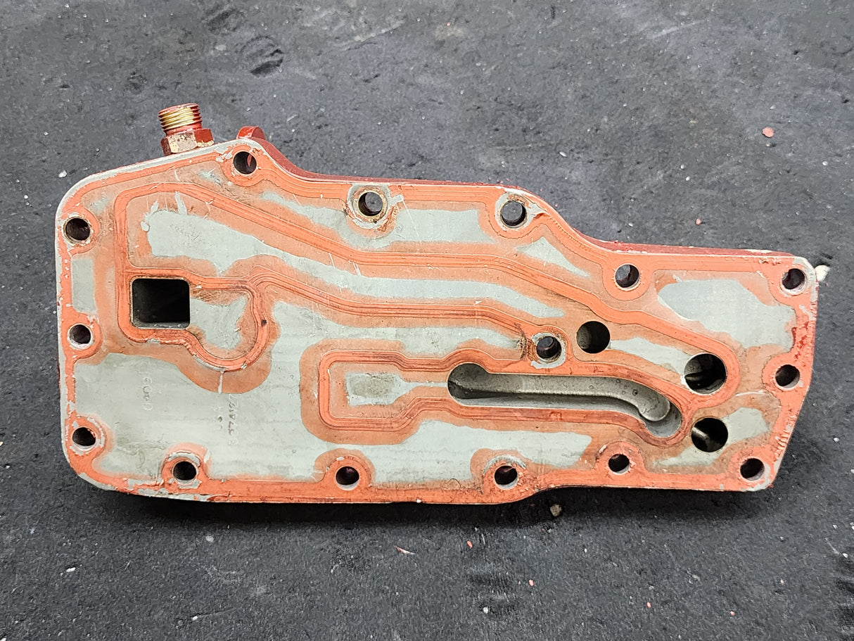 Cummins ISB 6.7 Diesel Engine Oil Filter Base Cooling Cover 3970201 For Sale