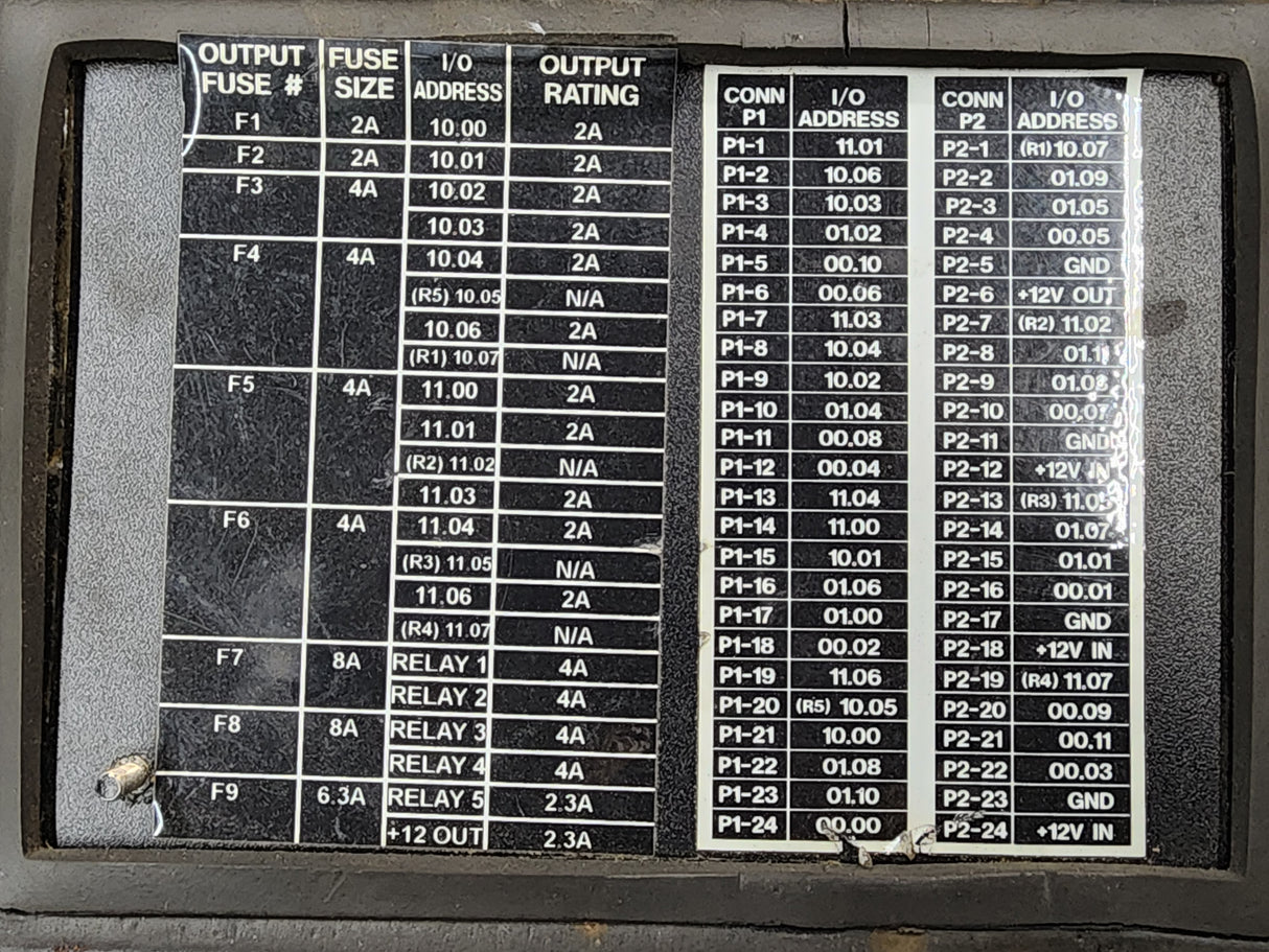 Truck Fuse Box Program # 109-0226