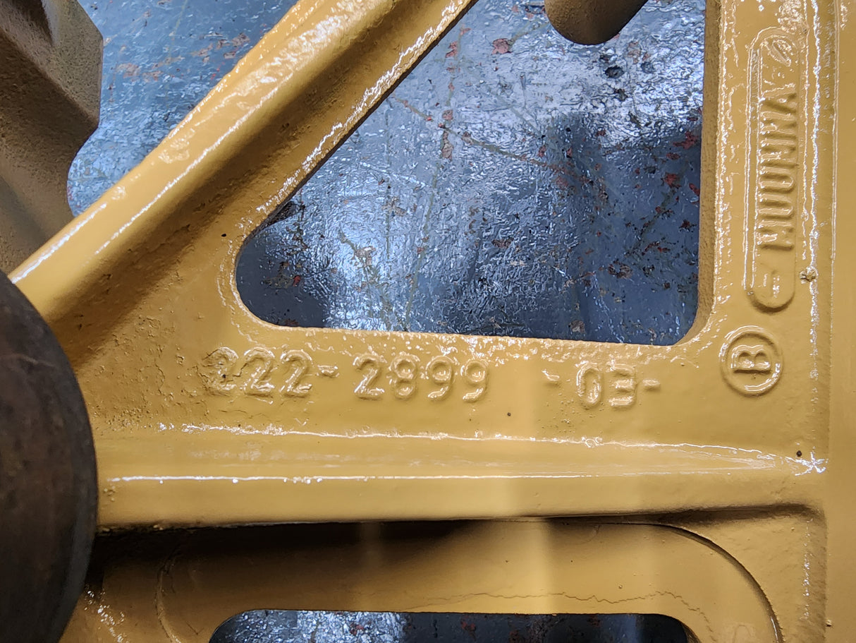 Caterpillar C13 Engine Support Bracket 222-2899-03- W/Tensioner Pulley 211-7895
