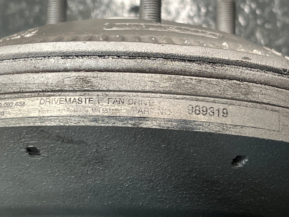 Caterpillar C11 / C13 Horton 989319 Fan Clutch, Pulley P/N 601707, Mounting Base P/N 601714