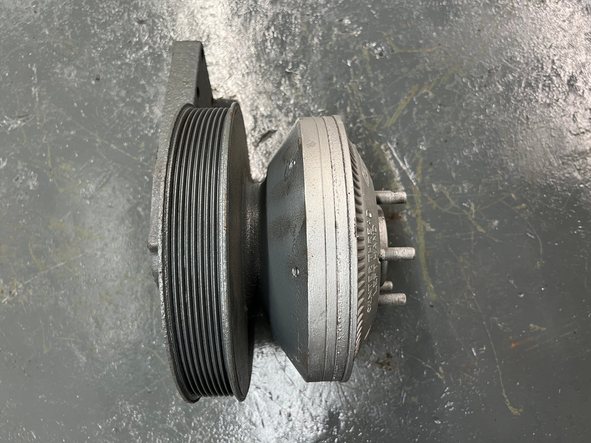 Caterpillar C13 Fan Clutch Mounting Base Part # 601702, Pulley Part # 601703