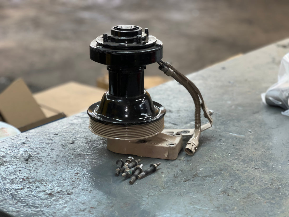 Cummins QSB 6.7 Fan Clutch Pulley Part # 3914462, with Mounting Bolts
