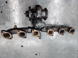 Mack E7 Turbocharger and Exhaust Manifold 104GC5164M, 104GC5163M with Turbocharger 631GC5144M4D