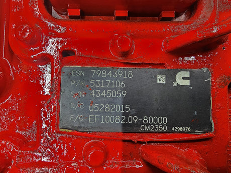 Cummins ISX ECM 5317106 For Sale, Part # 5317106, CM2350 x101