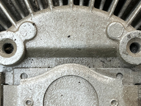 SCHWITZER Viscous Fan Clutch 660 Series P/N 189176, Mounting Base P/N 38513, Pulley P/N 87737