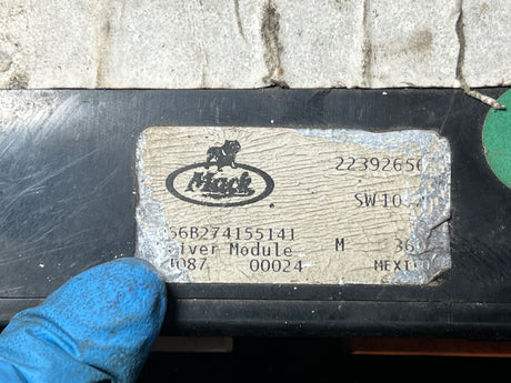 Mack Driver Module Part # 22392656