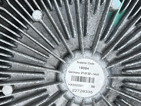 Mack MP7 Fan Blade Assembly Part # 22728335, Blade Part # 85149874