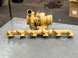 OEM Caterpillar 3116 / 3126 3-Part Exhaust Manifold w/ Turbocharger