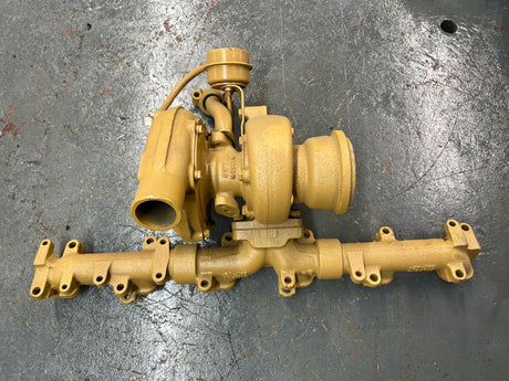 OEM Caterpillar 3116 / 3126 3-Part Exhaust Manifold w/ Turbocharger