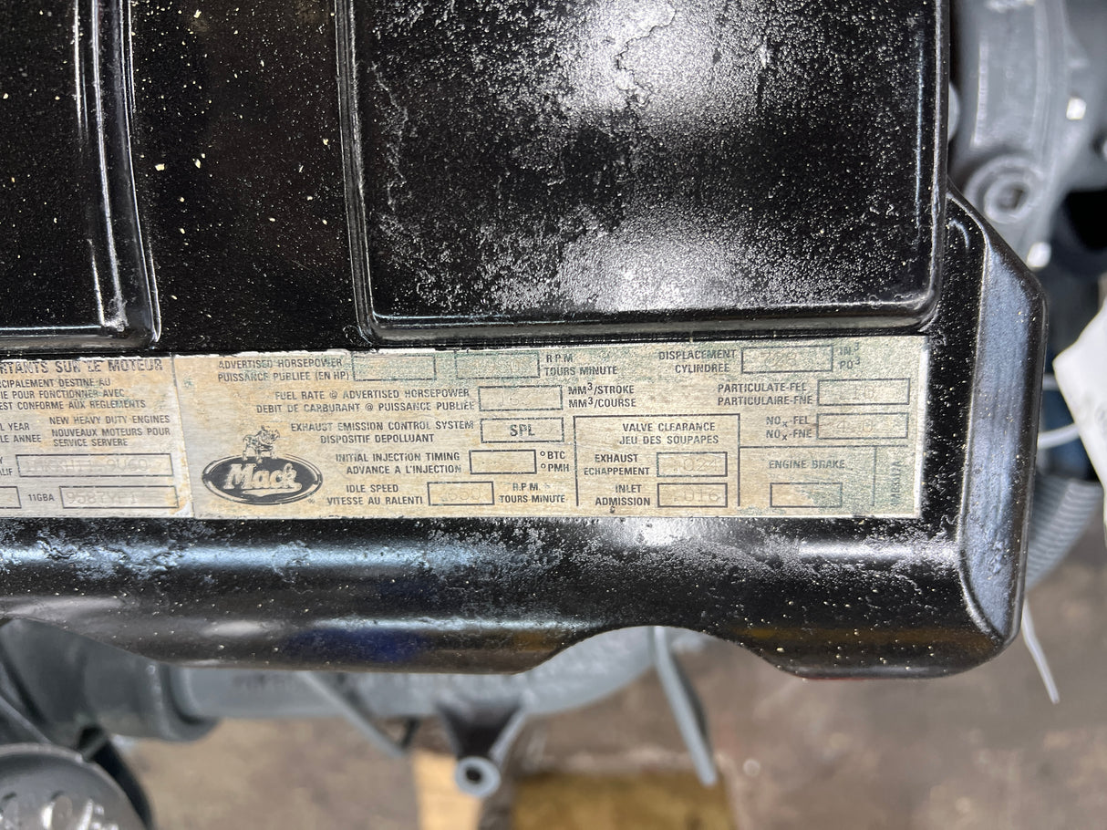 2001 Mack E7 ETECH Diesel Engine For Sale, 400HP