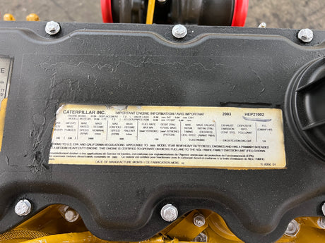 2003 Caterpillar 3126 Diesel Engine, HEP