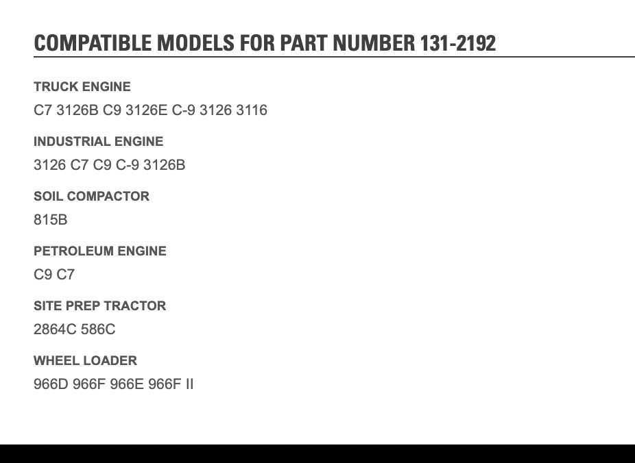 Caterpillar C7 Engine Front Motor Support Mount 131-2192