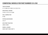 Caterpillar C7 Engine Front Motor Support Mount 131-2192