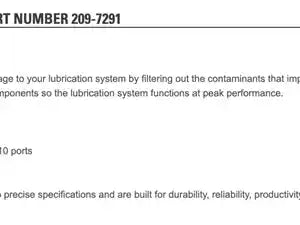 Caterpillar C9 Oil Filter Base Assembly For Sale, OEM Part # 209-7291